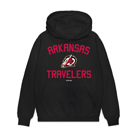 Arkansas Travs - MILB Baseball : Caleb Cali - Premium Hooded Sweatshirt-0