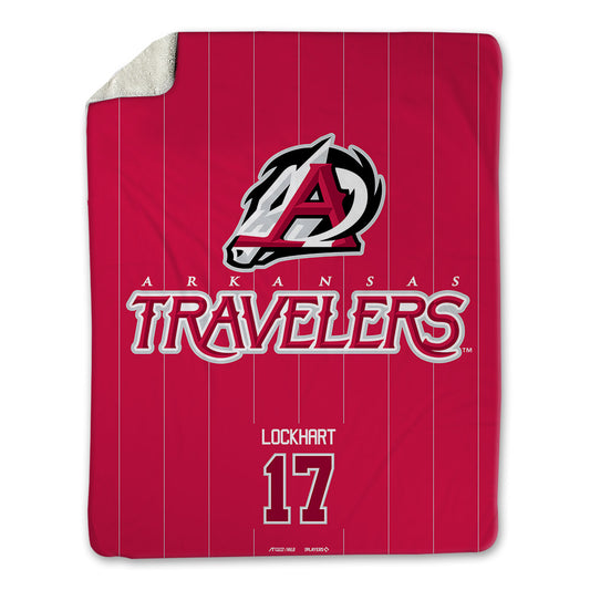 Arkansas Travs - MILB Baseball : Lael Lockhart - Blanket-0