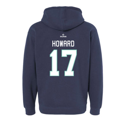 Asheville Tourists - MILB Baseball : Dylan Howard - Hooded Pullover Sweatshirt-1