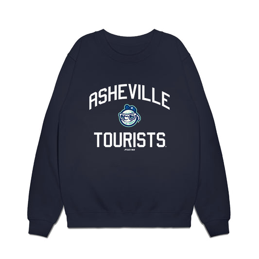 Asheville Tourists - MILB Baseball : Xavier Neyens - Premium Crewneck Sweatshirt-0