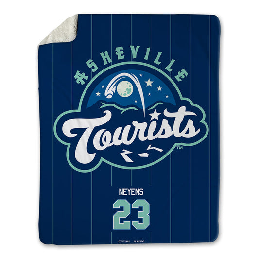 Asheville Tourists - MILB Baseball : Xavier Neyens - Blanket-0