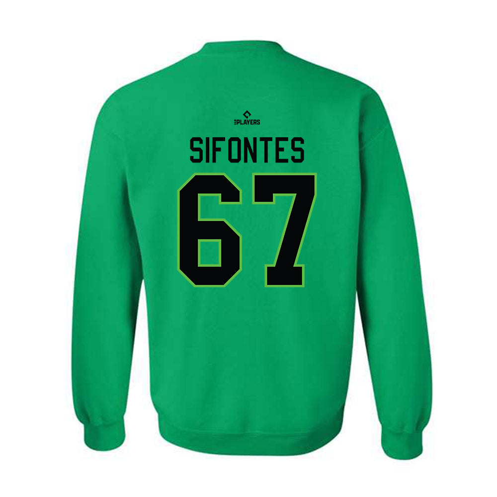 Augusta Jackets - MILB Baseball : Lewis Sifontes - Crewneck Sweatshirt-1