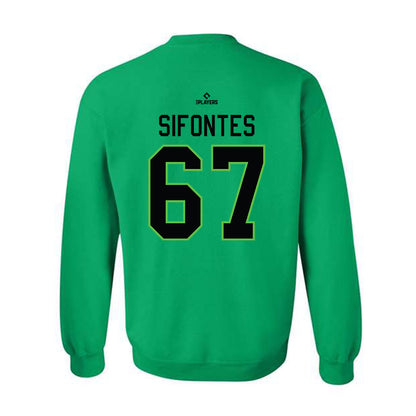 Augusta Jackets - MILB Baseball : Lewis Sifontes - Crewneck Sweatshirt-1
