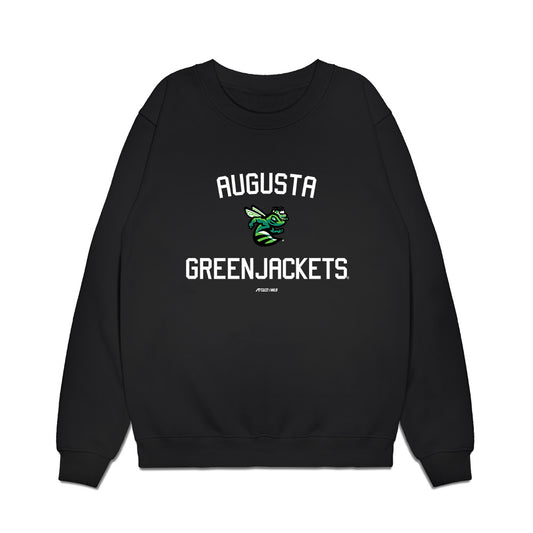 Augusta Jackets - MILB Baseball : Logan Forsythe - Premium Crewneck Sweatshirt-0
