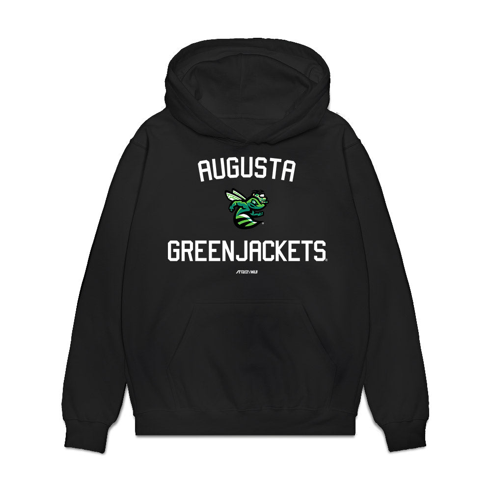 Augusta Jackets - MILB Baseball : Wil Libbert - Premium Hooded Sweatshirt-0