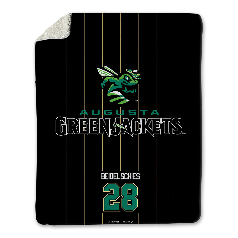 Augusta Jackets - MILB Baseball : Landon Beidelschies - Blanket-0