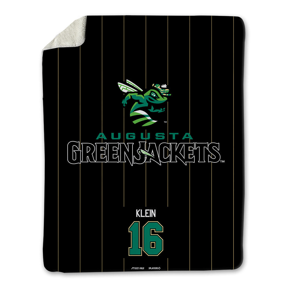 Augusta Jackets - MILB Baseball : Caleb Klein - Blanket-0