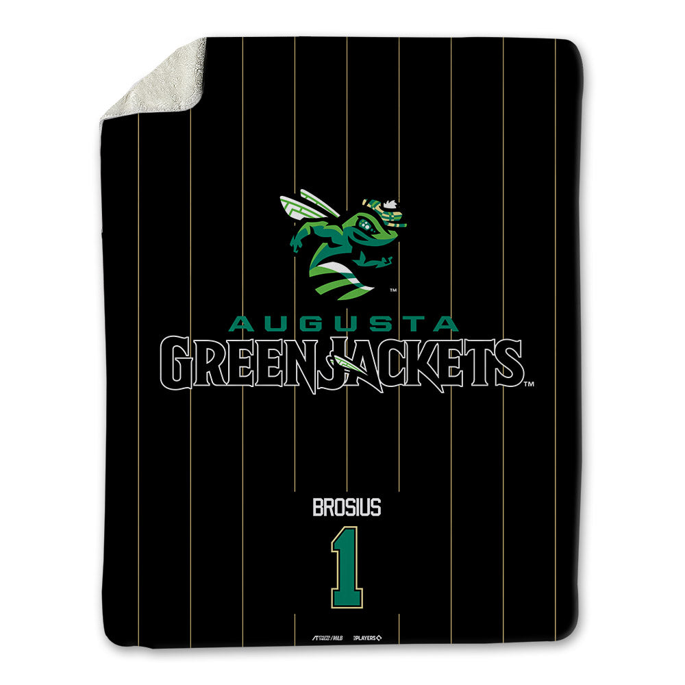 Augusta Jackets - MILB Baseball : Parker Brosius - Blanket-0