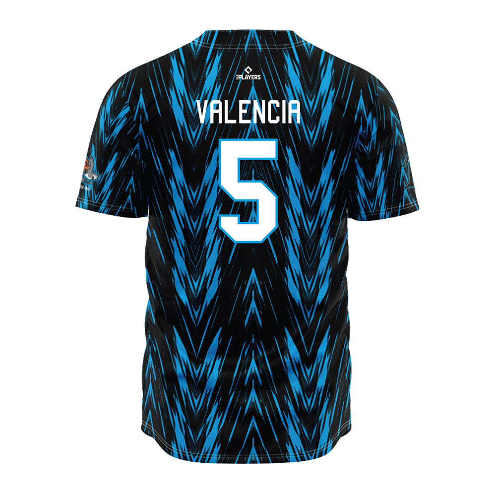 Beloit Sky Carp - MILB Baseball : Esmil Valencia - Jersey-1