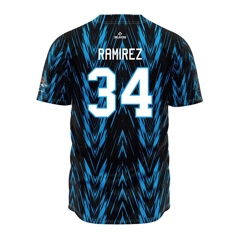 Beloit Sky Carp - MILB Baseball : Abrahan Ramirez - Jersey-1