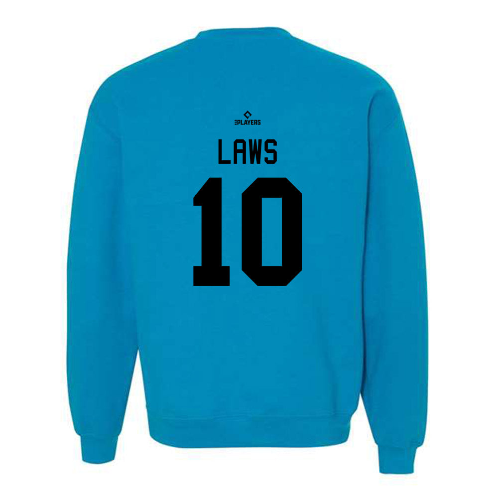 Beloit Sky Carp - MILB Baseball : Carson Laws - Crewneck Sweatshirt-1
