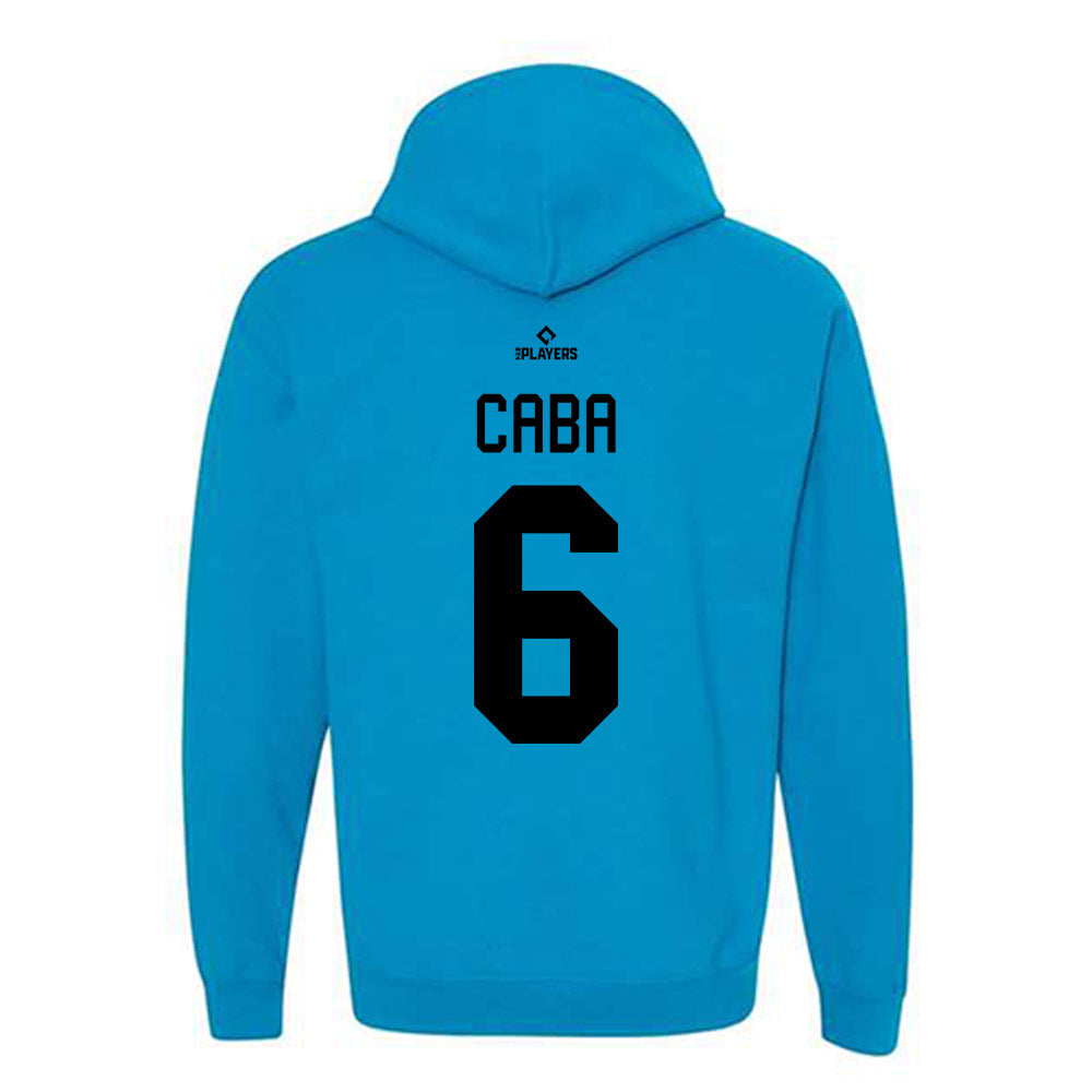 Beloit Sky Carp - MILB Baseball : Starlyn Caba - Hooded Sweatshirt-1