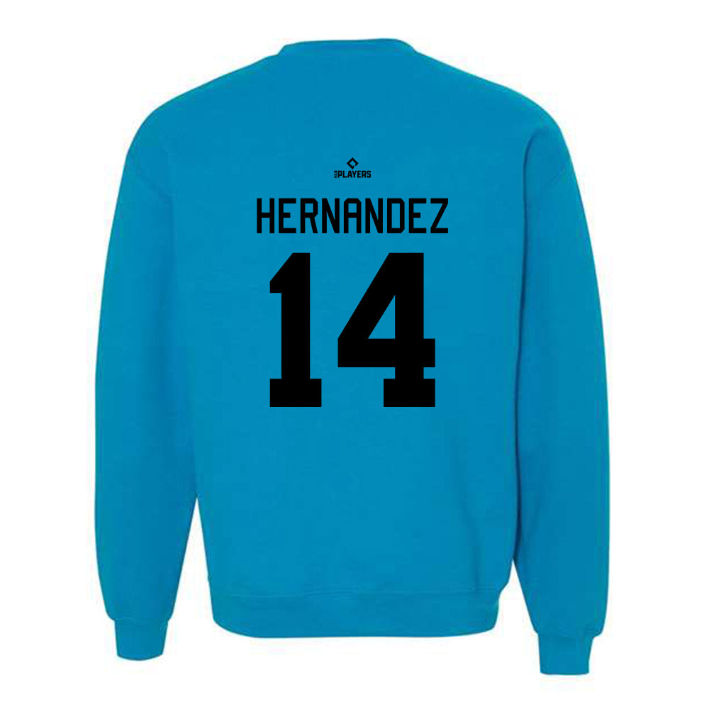 Beloit Sky Carp - MILB Baseball : Jesus Hernandez - Crewneck Sweatshirt-1