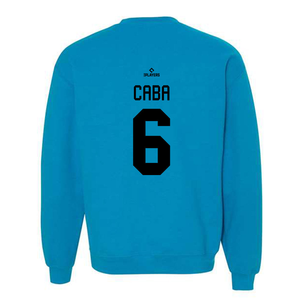Beloit Sky Carp - MILB Baseball : Starlyn Caba - Crewneck Sweatshirt-1
