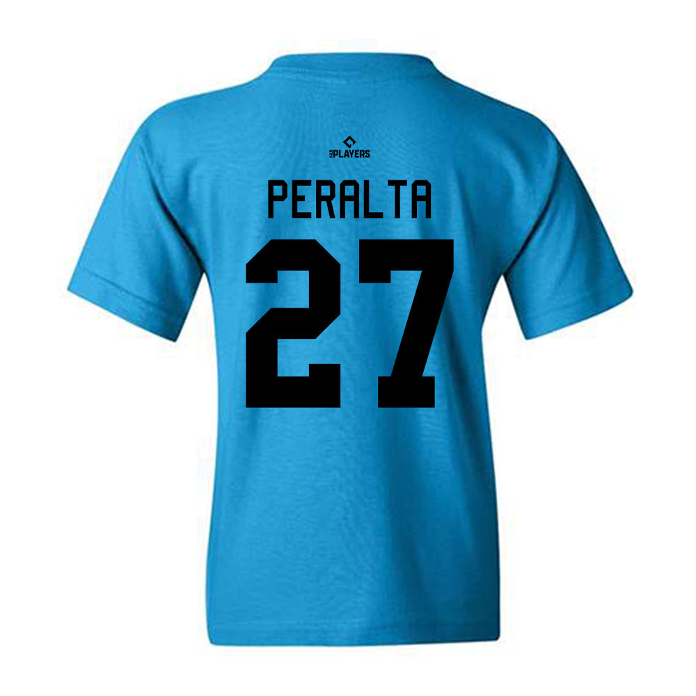 Beloit Sky Carp - MILB Baseball : Engel Peralta - Youth T-Shirt-1
