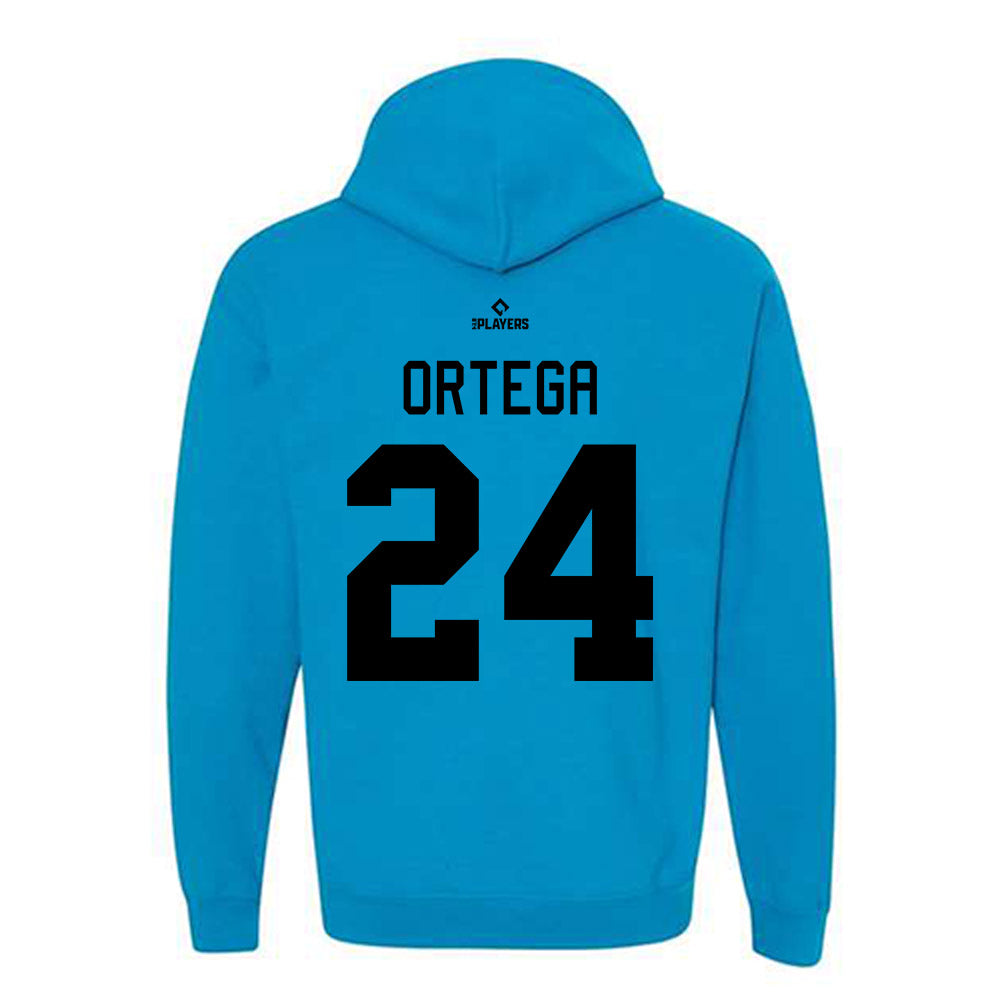 Beloit Sky Carp - MILB Baseball : Victor Ortega - Hooded Sweatshirt-1