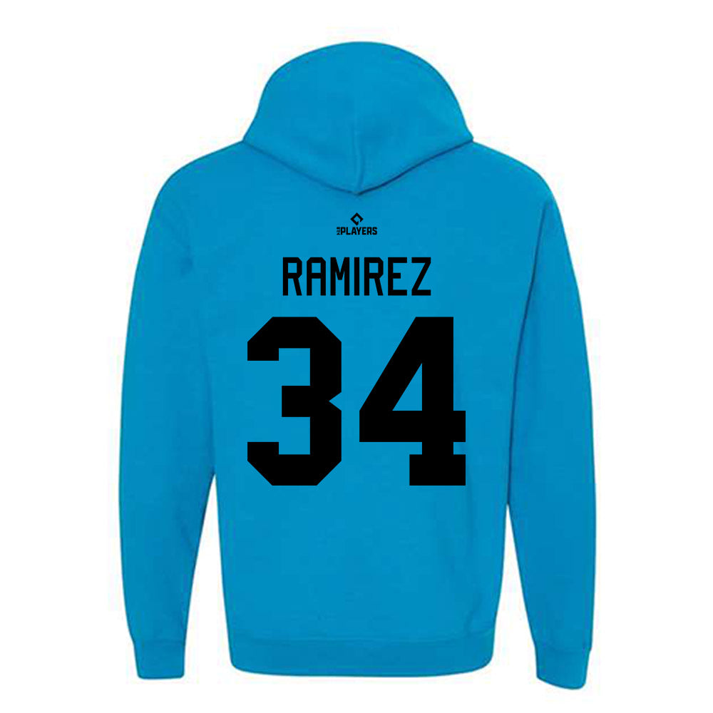Beloit Sky Carp - MILB Baseball : Abrahan Ramirez - Hooded Sweatshirt-1