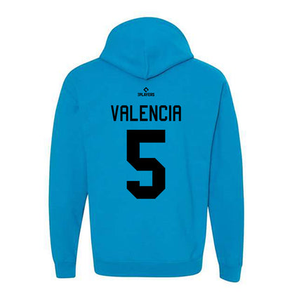 Beloit Sky Carp - MILB Baseball : Esmil Valencia - Hooded Sweatshirt-1