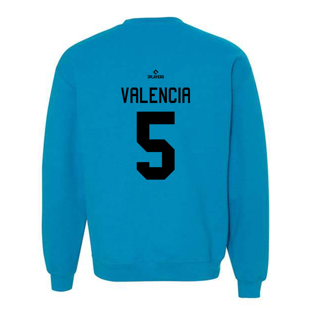 Beloit Sky Carp - MILB Baseball : Esmil Valencia - Crewneck Sweatshirt-1