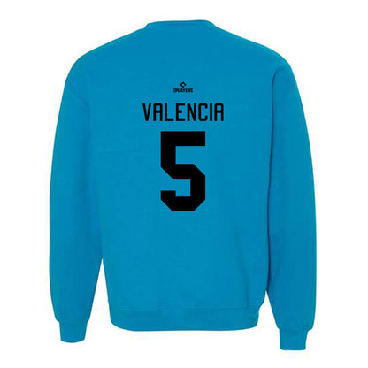 Beloit Sky Carp - MILB Baseball : Esmil Valencia - Crewneck Sweatshirt-1