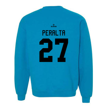 Beloit Sky Carp - MILB Baseball : Engel Peralta - Crewneck Sweatshirt-1