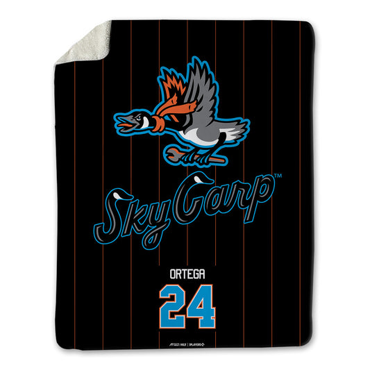 Beloit Sky Carp - MILB Baseball : Victor Ortega - Blanket-0