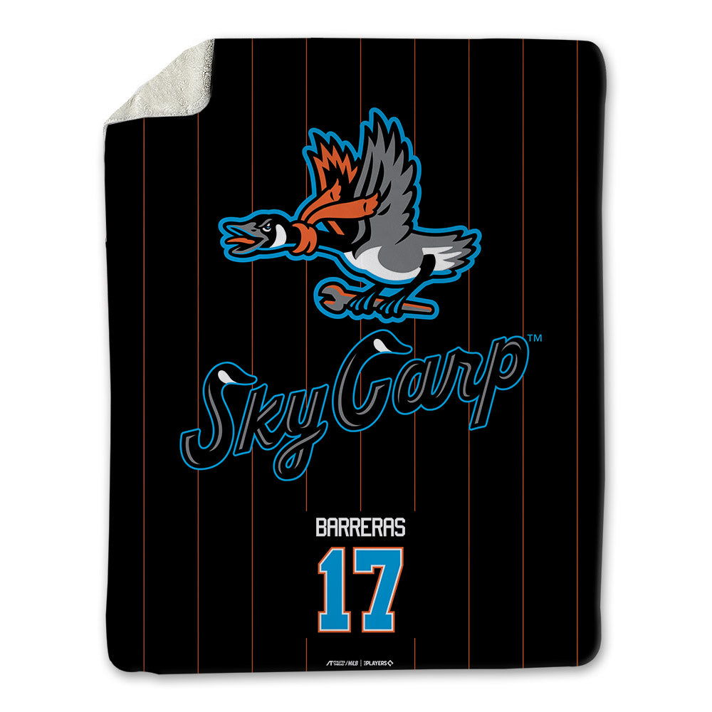 Beloit Sky Carp - MILB Baseball : Emilio Barreras - Blanket-0