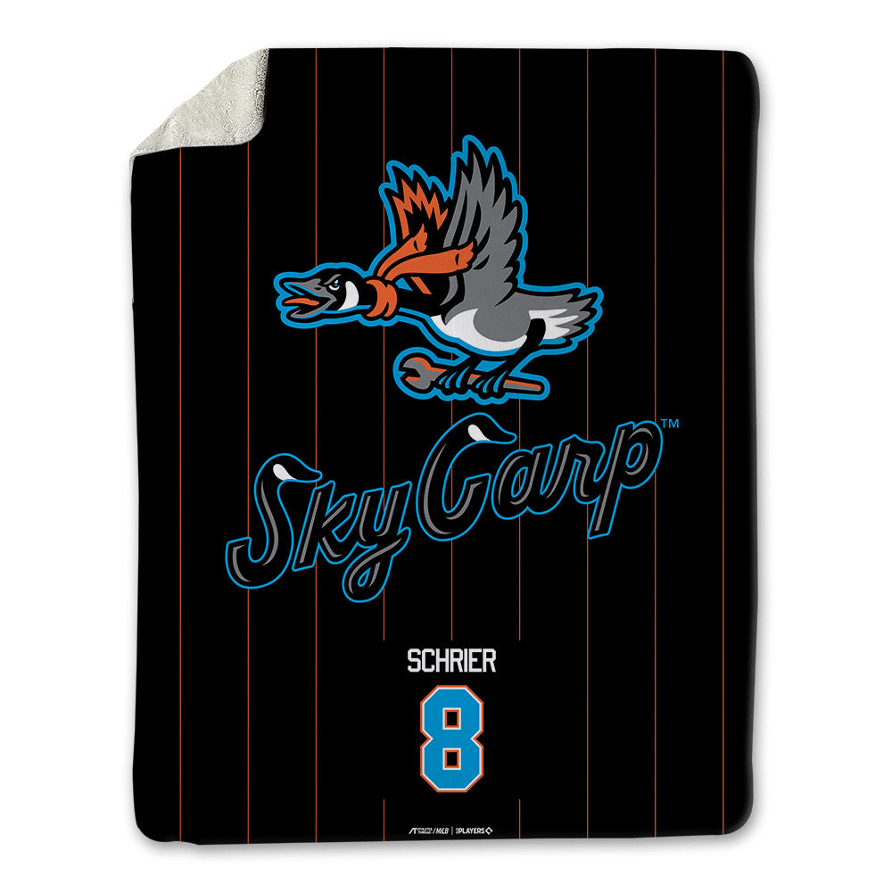 Beloit Sky Carp - MILB Baseball : Cody Schrier - Blanket-0