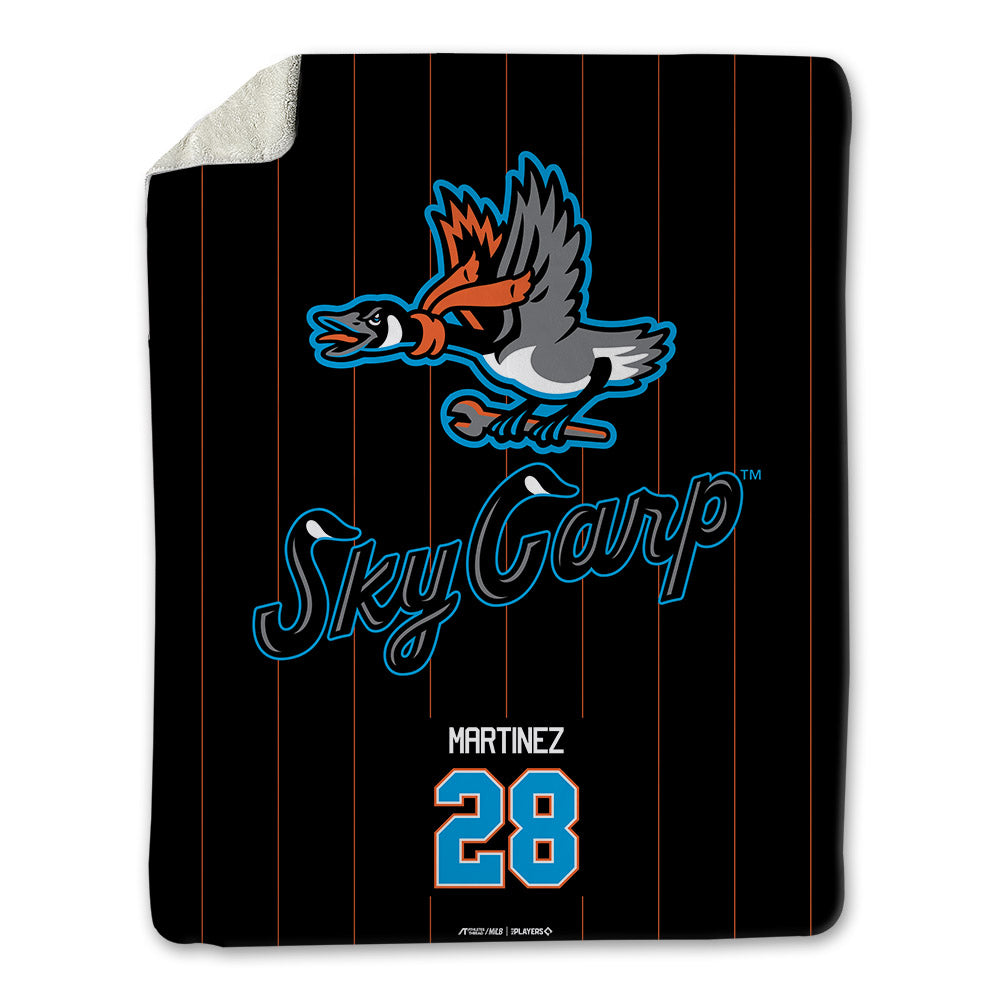 Beloit Sky Carp - MILB Baseball : Liomar Martinez - Blanket-0