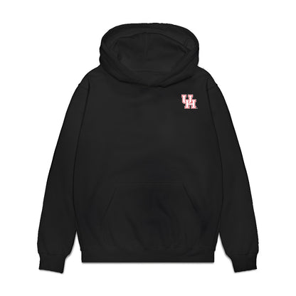 Houston - NCAA Football : Conner Weigman - Collage Premium Hooded Sweatshirt-0