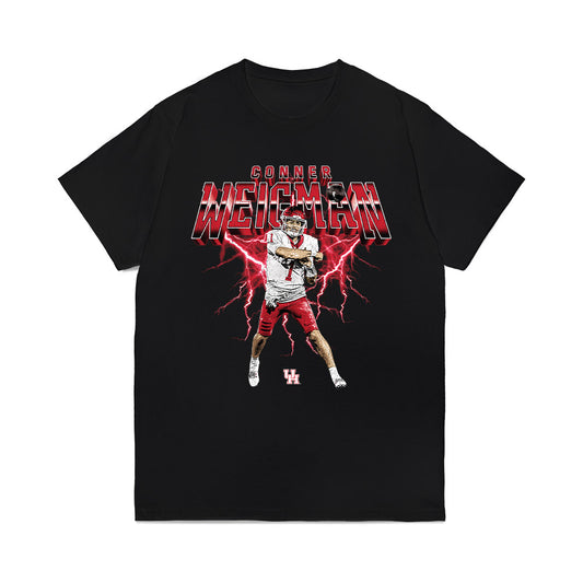 Houston - NCAA Football : Conner Weigman - Collage Comfort Colors T-Shirt-0
