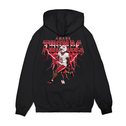 Houston - NCAA Football : Amare Thomas - Collage Premium Hooded Sweatshirt-1