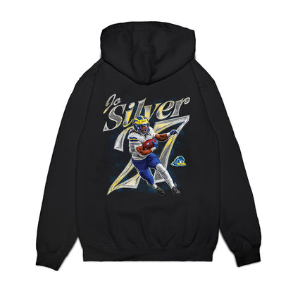 Delaware - NCAA Football : Jo Silver - Collage Premium Hooded Sweatshirt-1