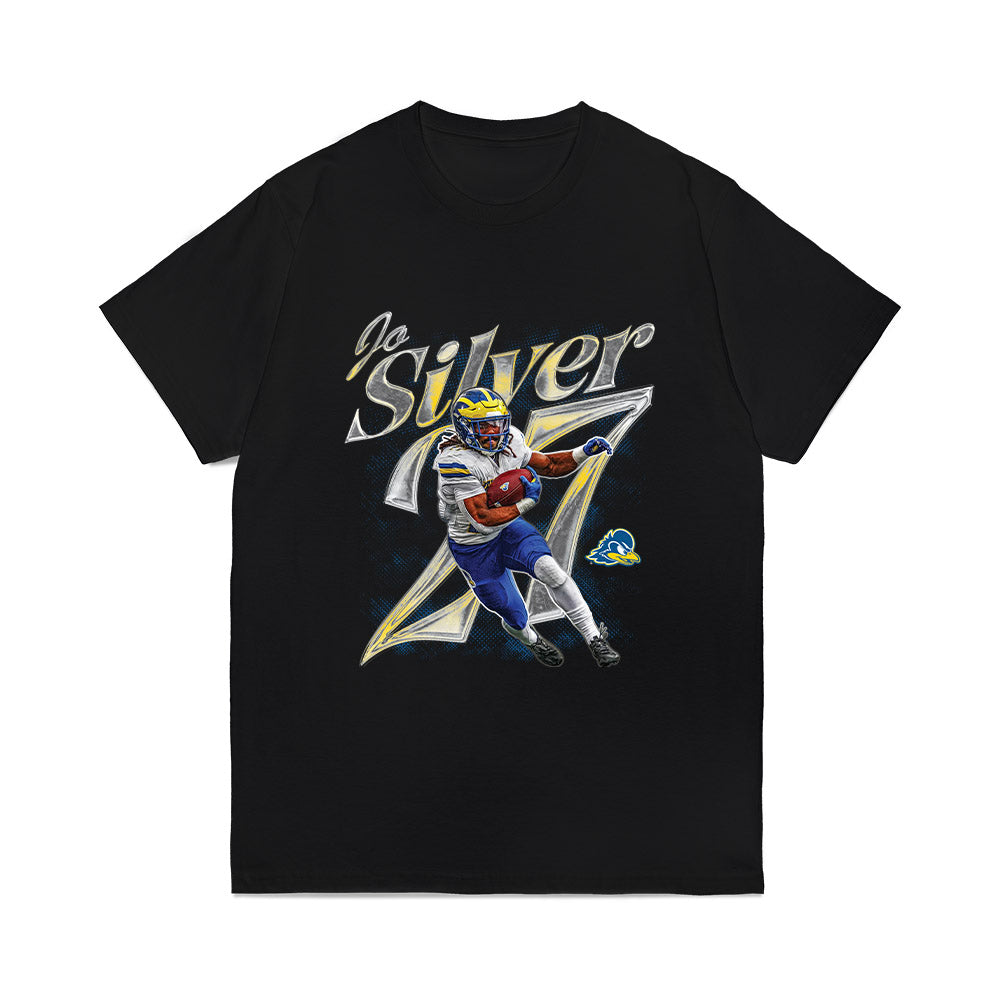 Delaware - NCAA Football : Jo Silver - Collage Comfort Colors T-Shirt-0