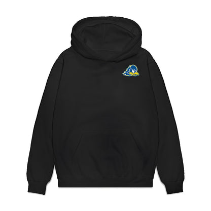 Delaware - NCAA Football : Jo Silver - Collage Premium Hooded Sweatshirt-0