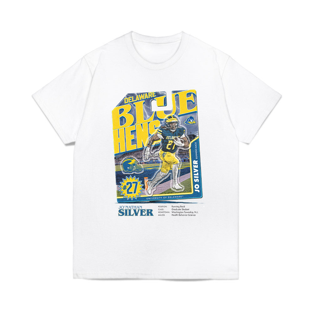 Delaware - NCAA Football : Jo Silver - Collage Comfort Colors T-Shirt-0