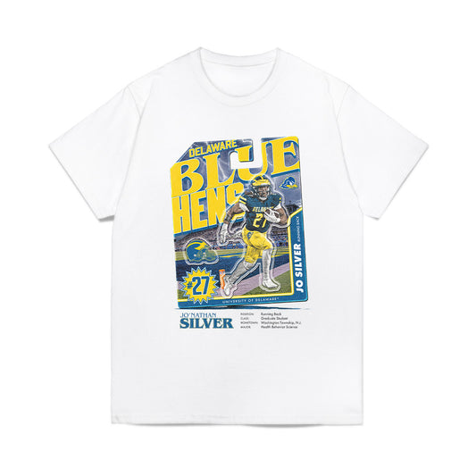 Delaware - NCAA Football : Jo Silver - Collage Comfort Colors T-Shirt-0
