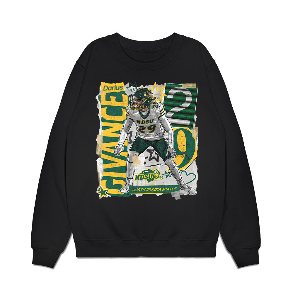 NDSU - NCAA Football : Darius Givance - Collage Premium Crewneck Sweatshirt-0