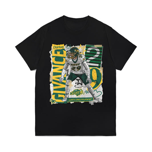 NDSU - NCAA Football : Darius Givance - Collage Comfort Colors T-Shirt-0