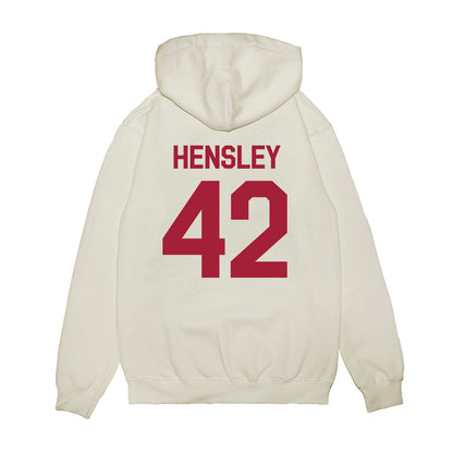 Oklahoma - NCAA Baseball : Reid Hensley - Graphic Premium Hooded Sweatshirt-1