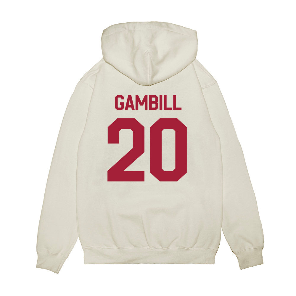 Oklahoma - NCAA Baseball : Trey Gambill - Graphic Premium Hooded Sweatshirt-1