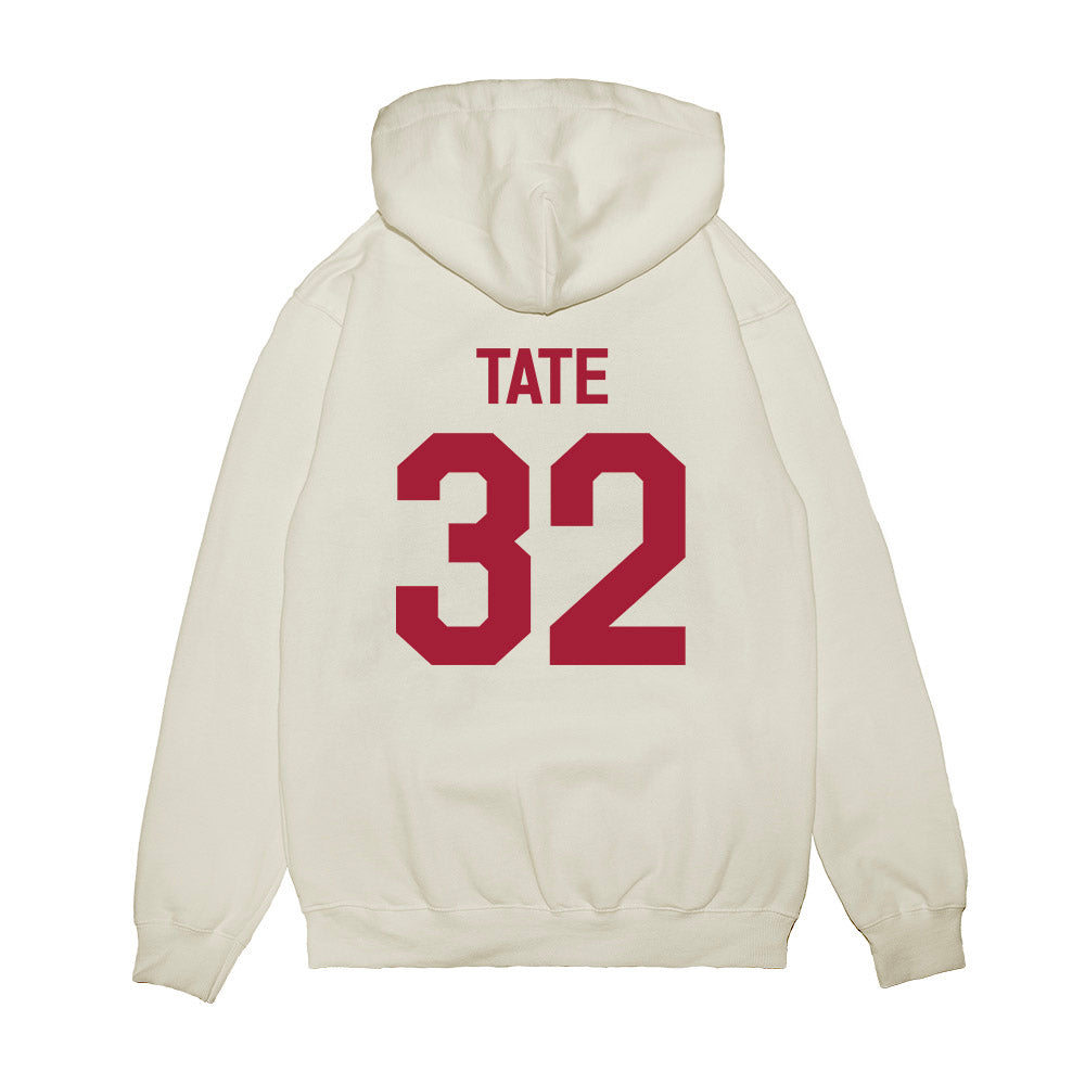 Oklahoma - NCAA Baseball : Dylan Tate - Graphic Premium Hooded Sweatshirt-1