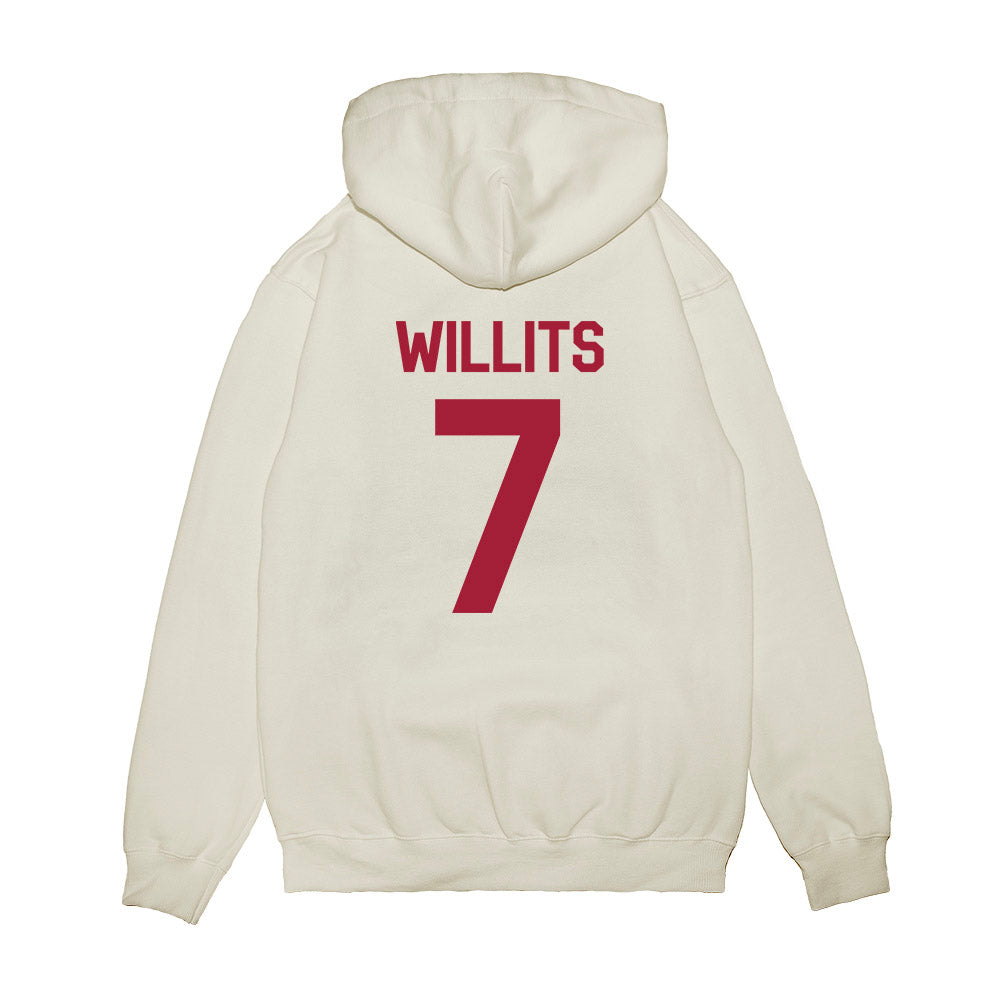 Oklahoma - NCAA Baseball : Jaxon Willits - Graphic Premium Hooded Sweatshirt-1