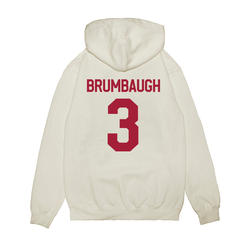 Oklahoma - NCAA Baseball : Cayden Brumbaugh - Graphic Premium Hooded Sweatshirt-1
