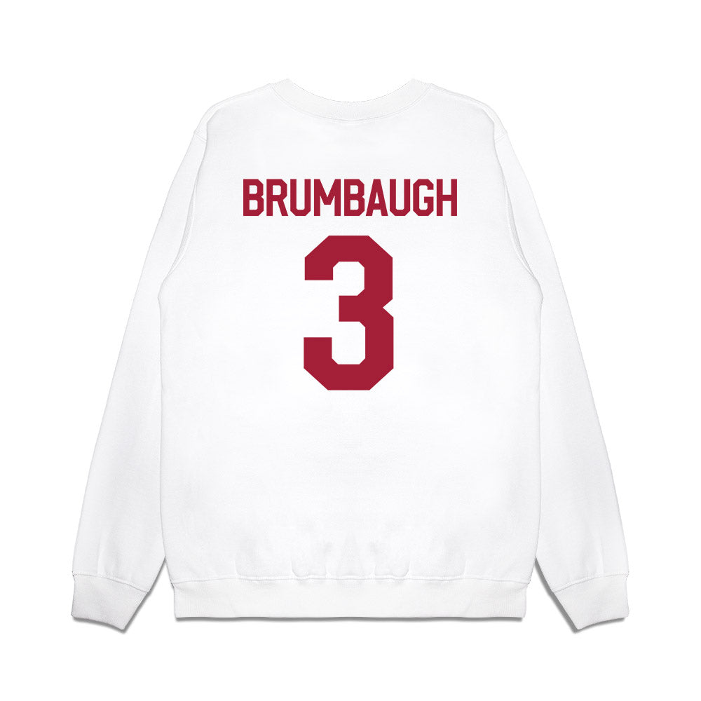 Oklahoma - NCAA Baseball : Cayden Brumbaugh - Graphic Premium Crewneck Sweatshirt-1