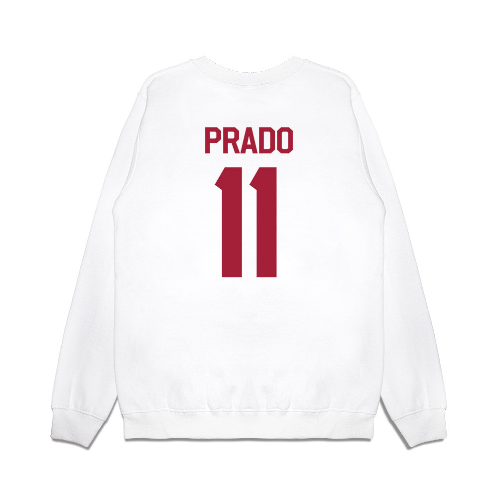 Oklahoma - NCAA Baseball : Gerardo Prado - Graphic Premium Crewneck Sweatshirt-1