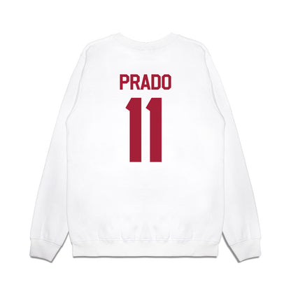 Oklahoma - NCAA Baseball : Gerardo Prado - Graphic Premium Crewneck Sweatshirt-1