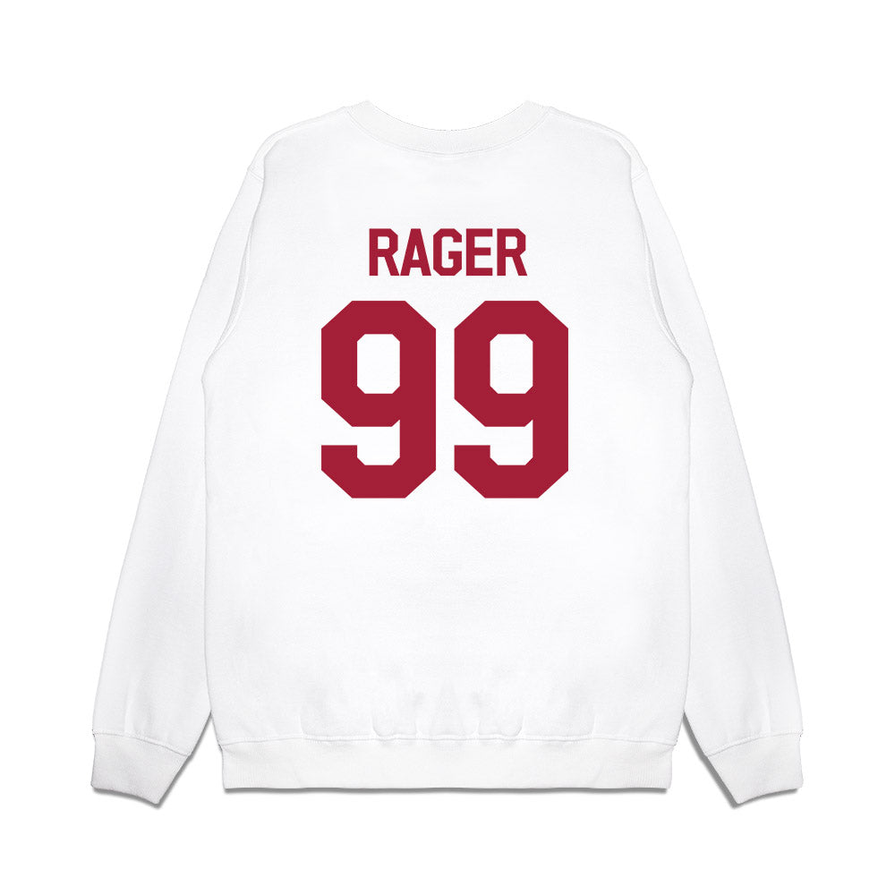 Oklahoma - NCAA Baseball : Cord Rager - Graphic Premium Crewneck Sweatshirt-1