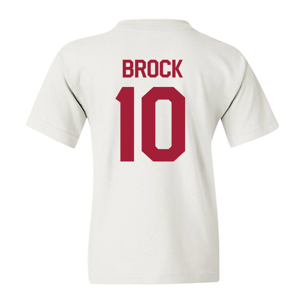 Oklahoma - NCAA Baseball : Brendan Brock - Graphic Youth T-Shirt-1