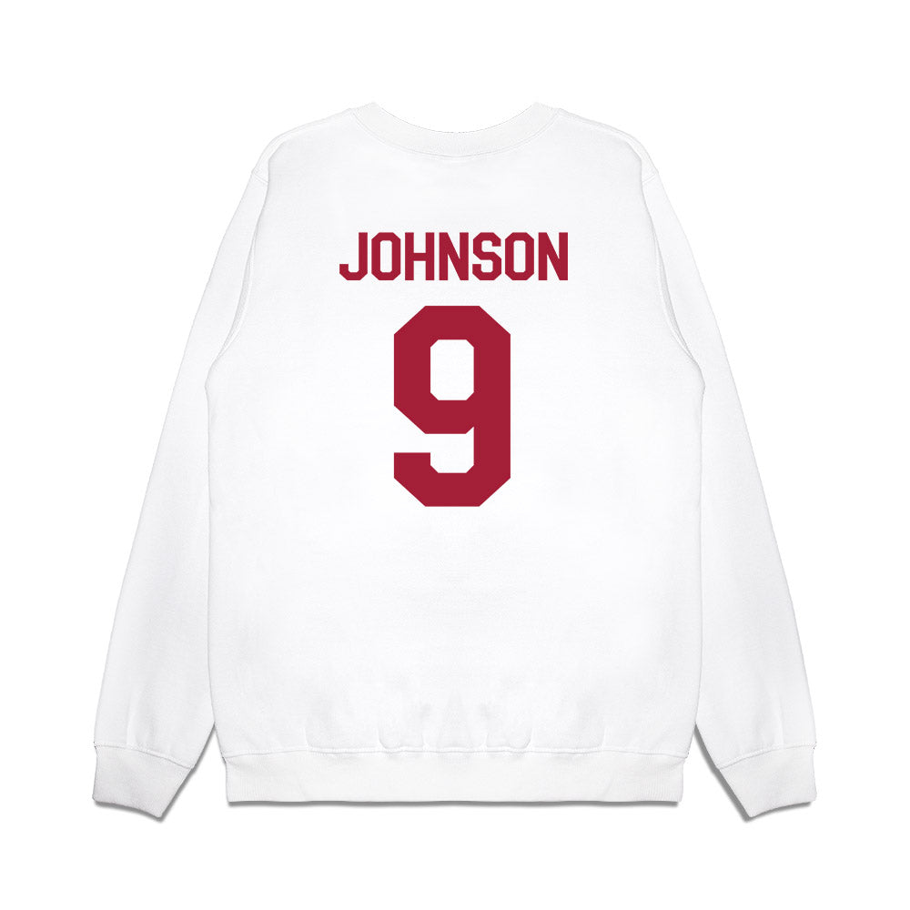 Oklahoma - NCAA Baseball : Camden Johnson - Graphic Premium Crewneck Sweatshirt-1